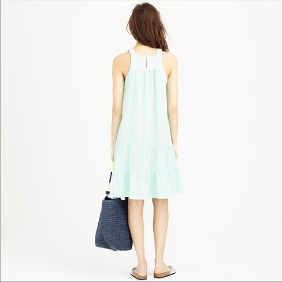 NWT J. Crew ruffled flutter dress - Picture 4 of 8